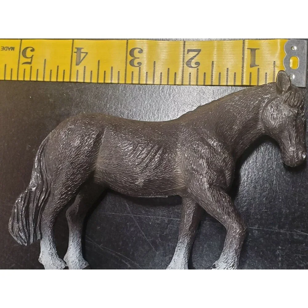 Terra by Battat Horse - 5 Inch all Black Horse with white by hooves